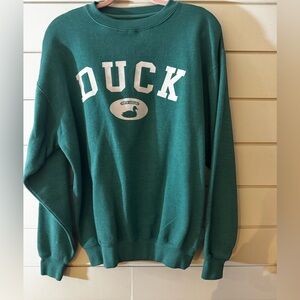 Duck Crewneck Men's Sweatshirt - green